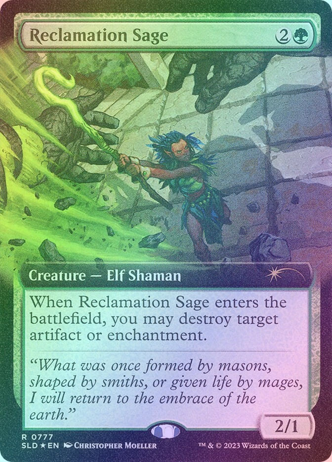 Reclamation Sage (SLD) (777) / Extended Art / Foil
