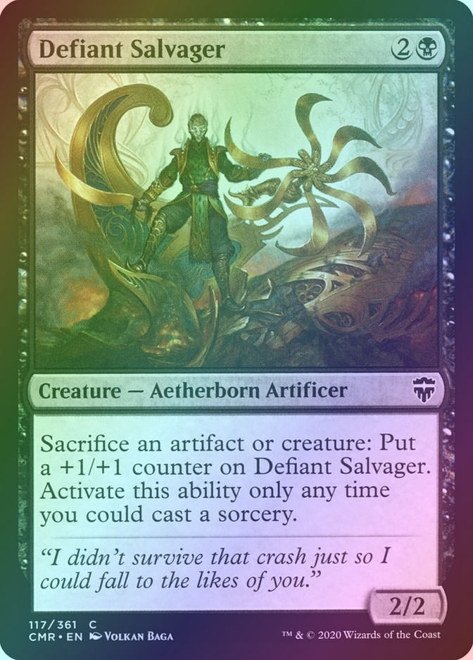 Defiant Salvager (CMR) (117) / Foil