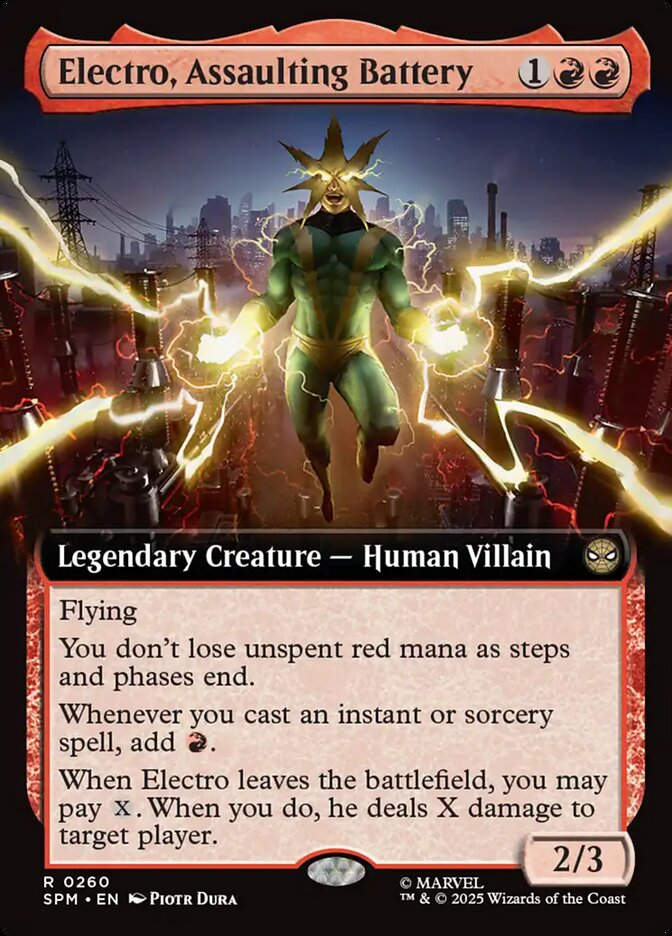 Electro, Assaulting Battery (SPM) (260) / Extended Art