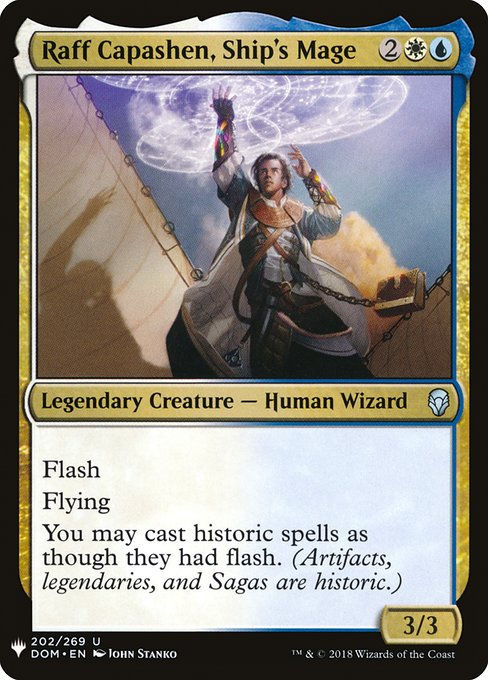 Raff Capashen, Ship's Mage (PLST) (DOM-202)