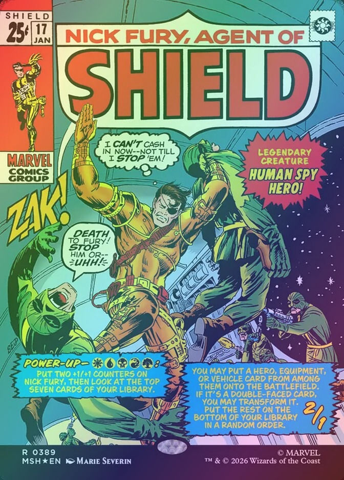 Nick Fury, Agent of S.H.I.E.L.D. (MSH) (389) / Comic / Foil