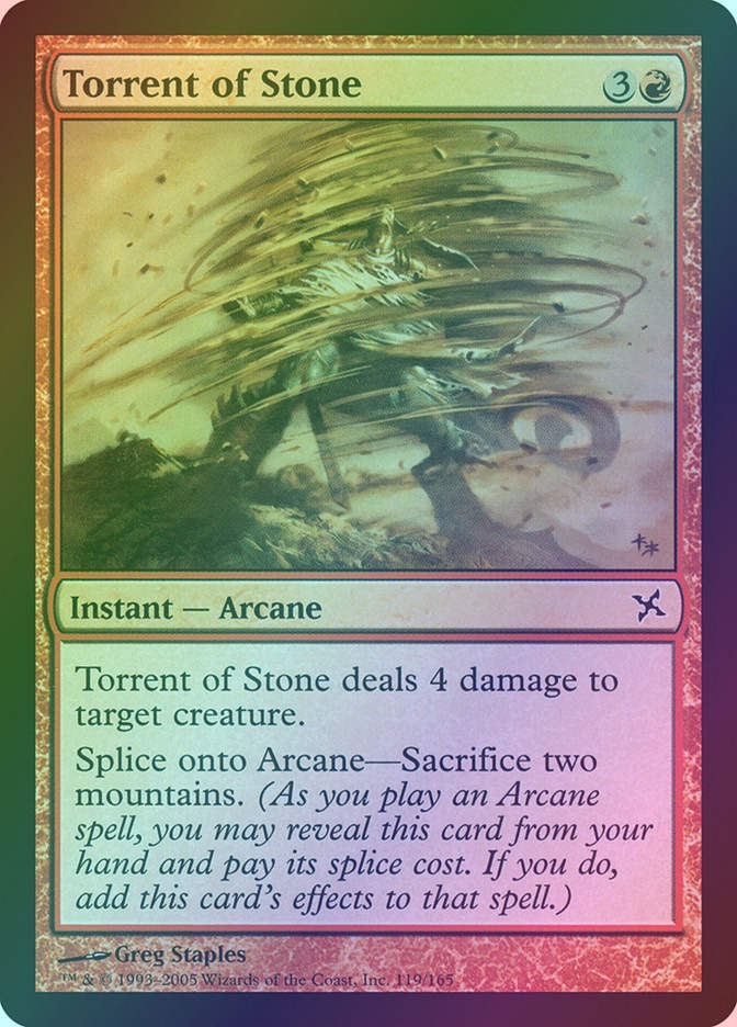 Torrent of Stone (BOK) (119) / Foil