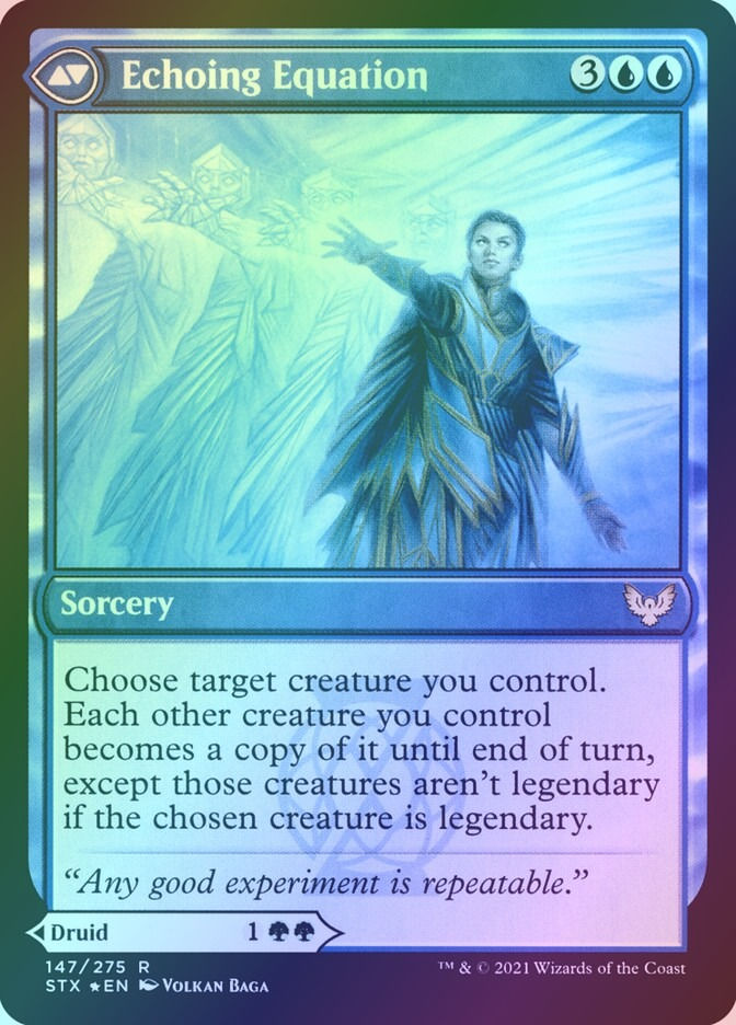 Augmenter Pugilist // Echoing Equation (PSTX) (147s) / Foil — cara 2 de 2