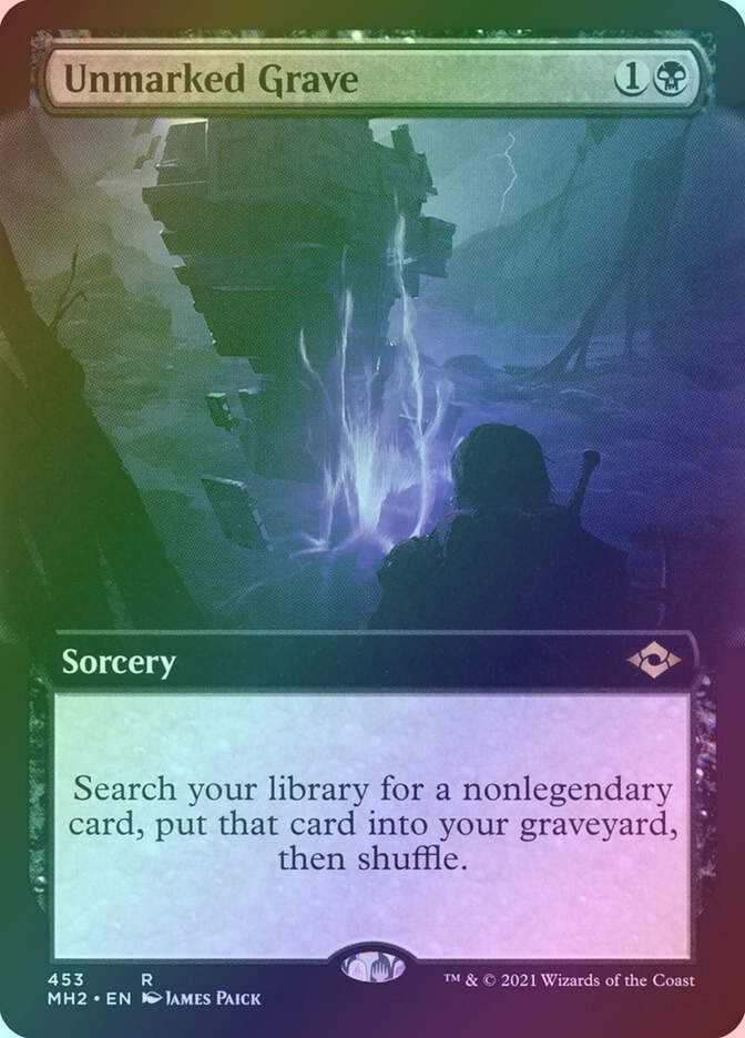 Unmarked Grave (MH2) (453) / Extended Art / Foil