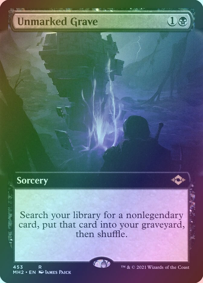 Unmarked Grave (MH2) (453) / Extended Art / Foil