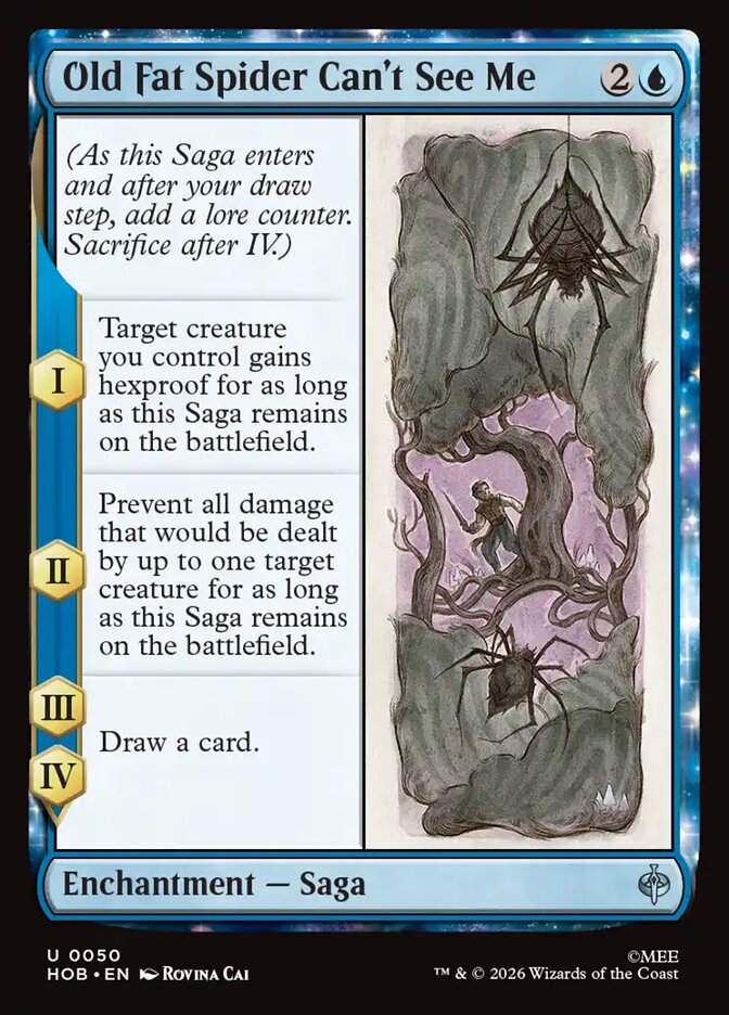 Old Fat Spider Can't See Me (HOB) (50)