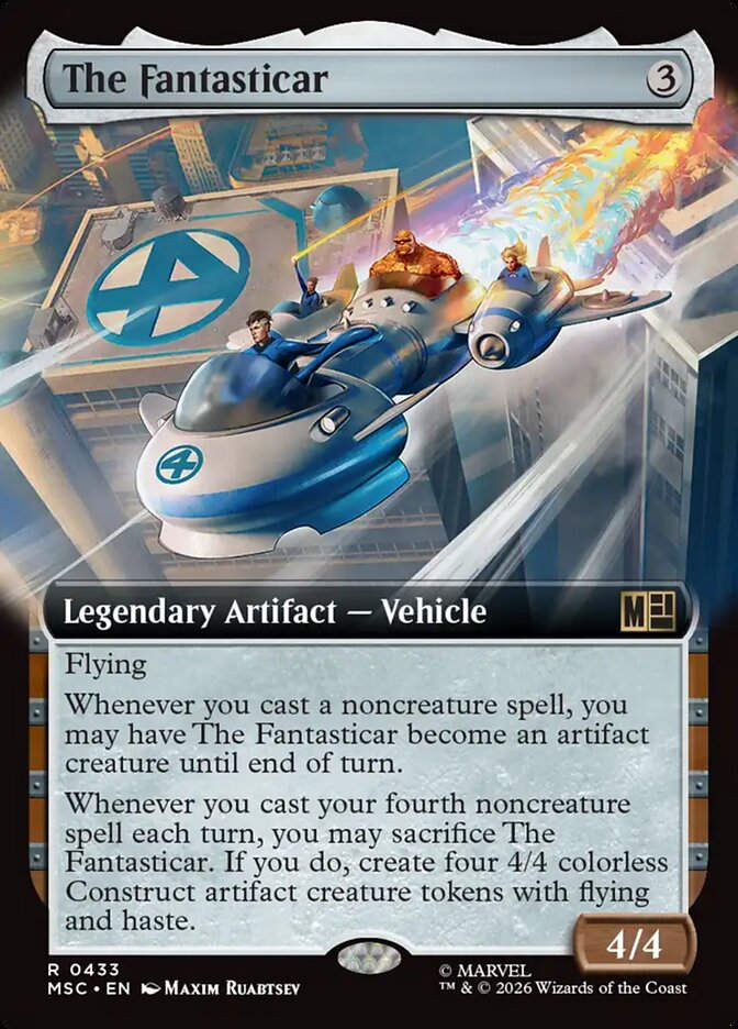 The Fantasticar (MSC) (433) / Extended Art