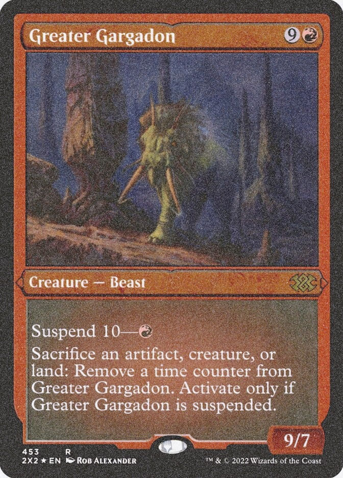 Greater Gargadon (2X2) (453) / Foil Etched