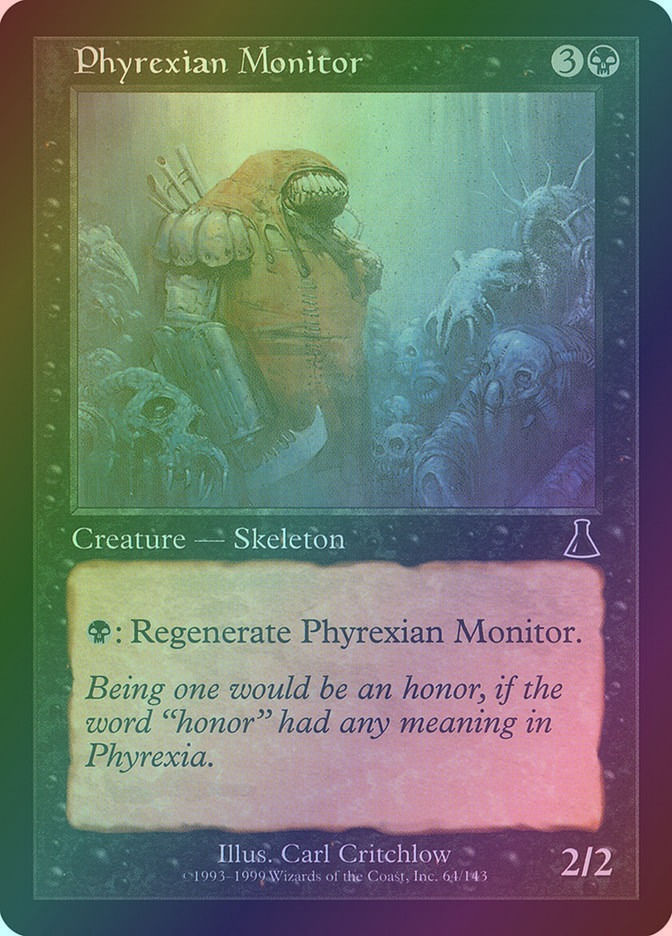 Phyrexian Monitor (UDS) (64) / Foil