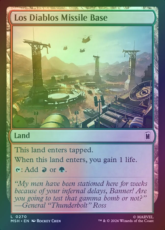 Los Diablos Missile Base (MSH) (270) / Foil