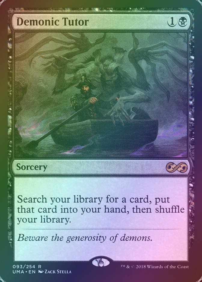 Demonic Tutor (UMA) (93) / Foil