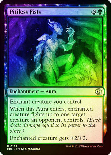 Pitiless Fists (ECL) (187) / Foil