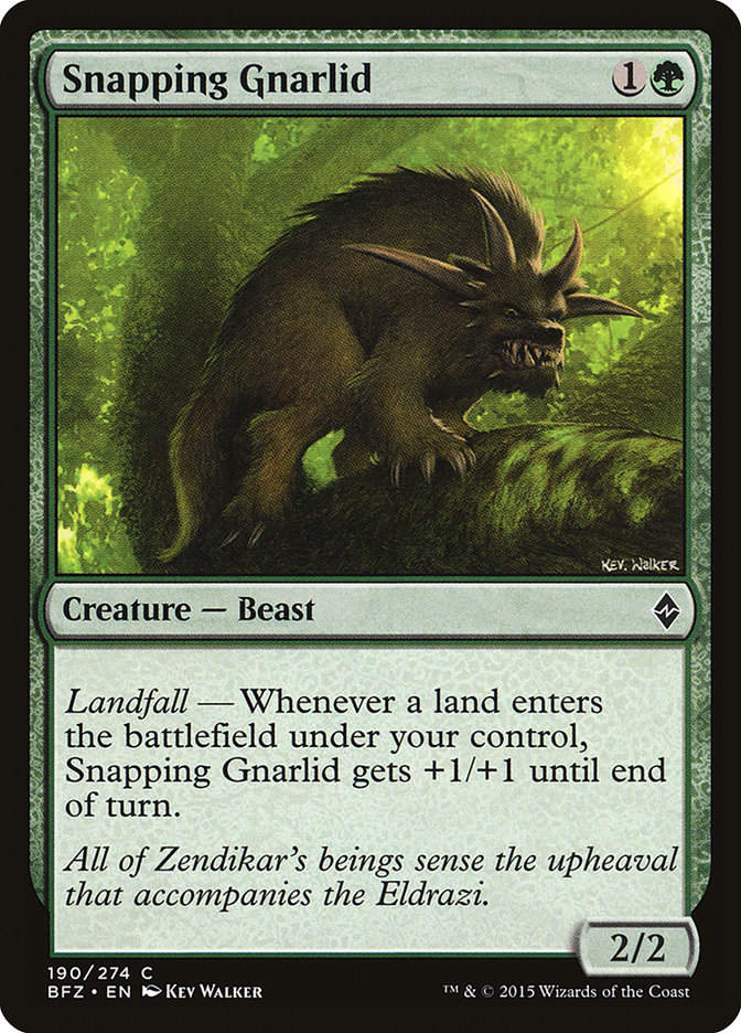 Snapping Gnarlid (BFZ) (190)