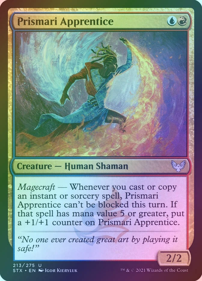 Prismari Apprentice (STX) (213) / Foil