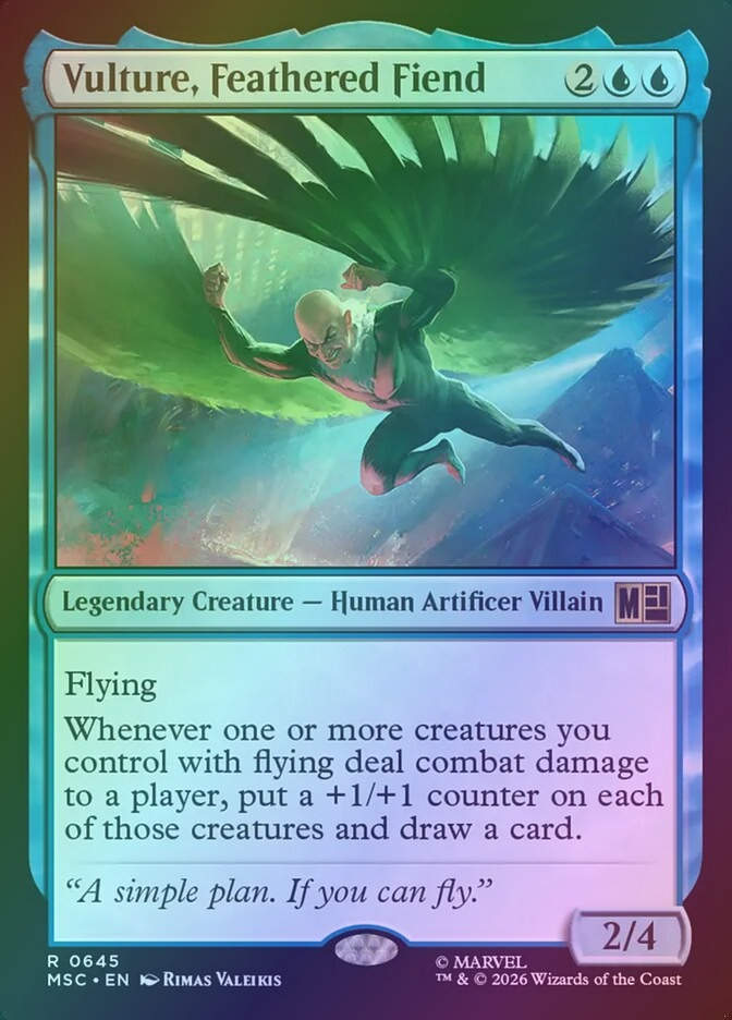 Vulture, Feathered Fiend (MSC) (645) / Foil