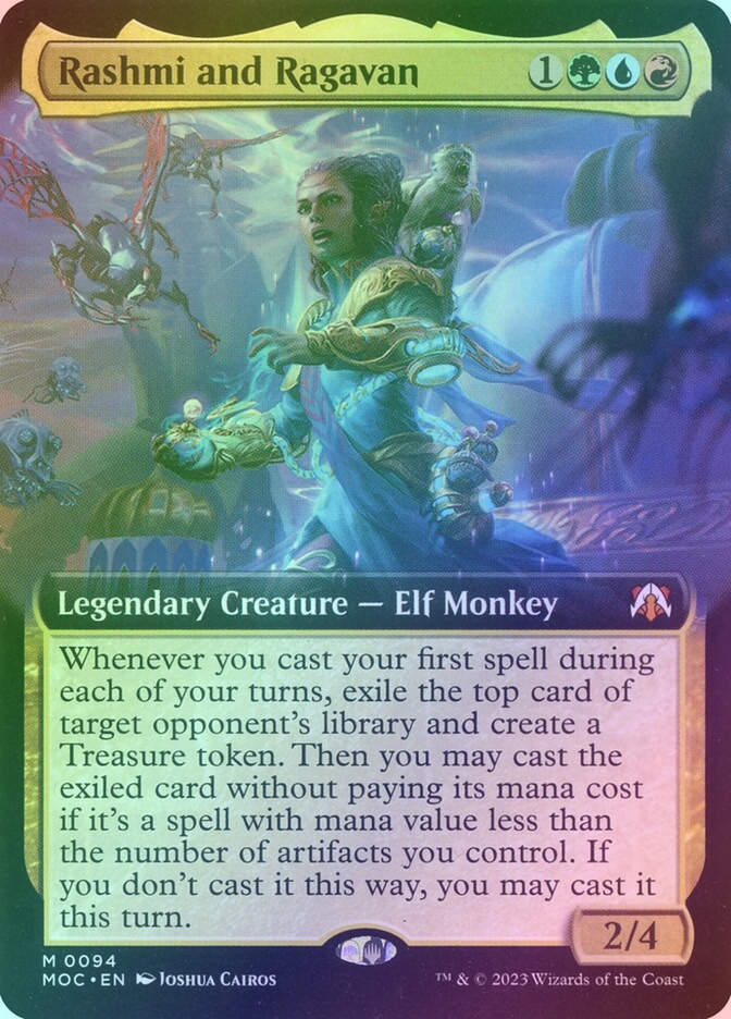 Rashmi and Ragavan (MOC) (94) / Extended Art / Foil