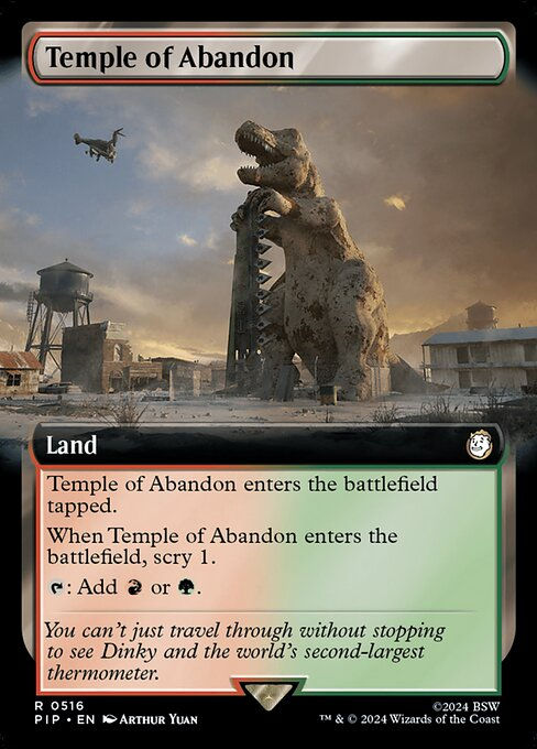 Temple of Abandon (pip) (516) / Extended Art