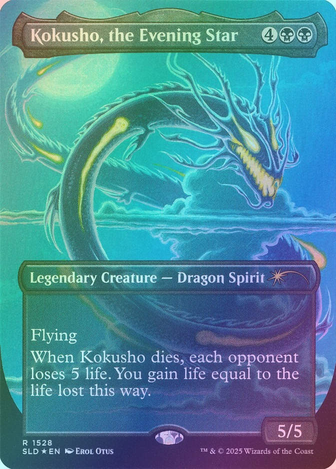 Kokusho, the Evening Star (SLD) (1528) / Borderless / Foil