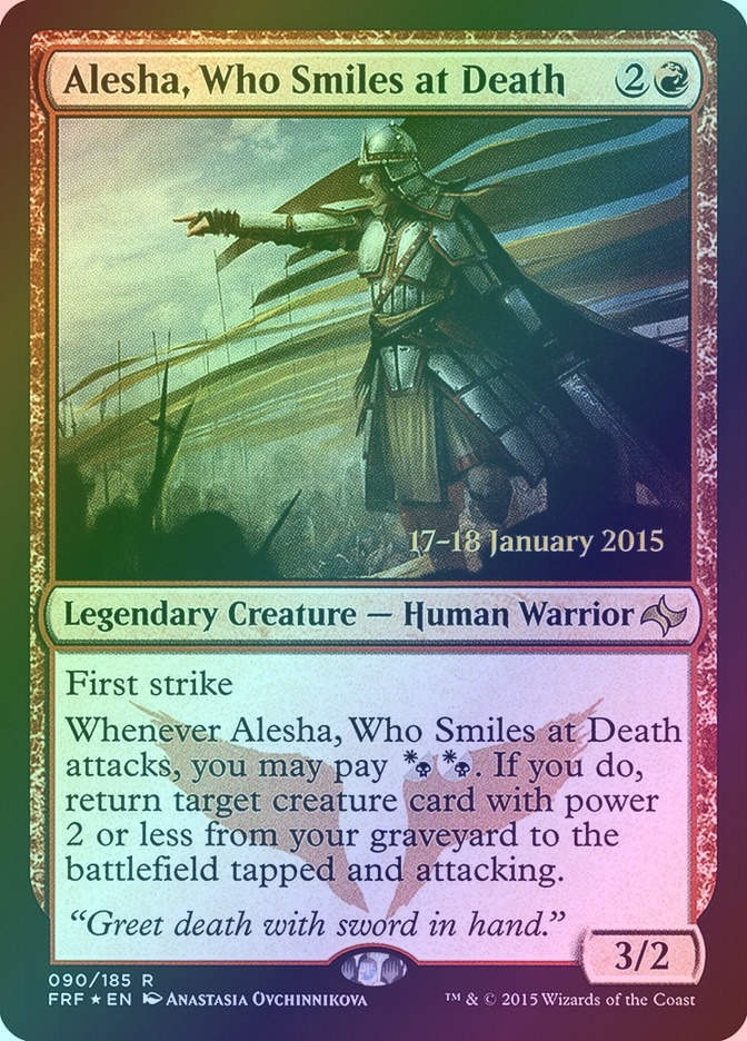 Alesha, Who Smiles at Death (PFRF) (90s) / Foil