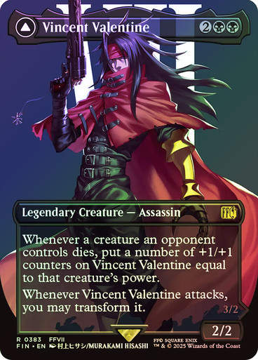 Vincent Valentine // Galian Beast (FIN) (383) / Borderless / Foil