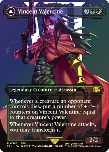 Vincent Valentine // Galian Beast (FIN) (383) / Borderless / Foil