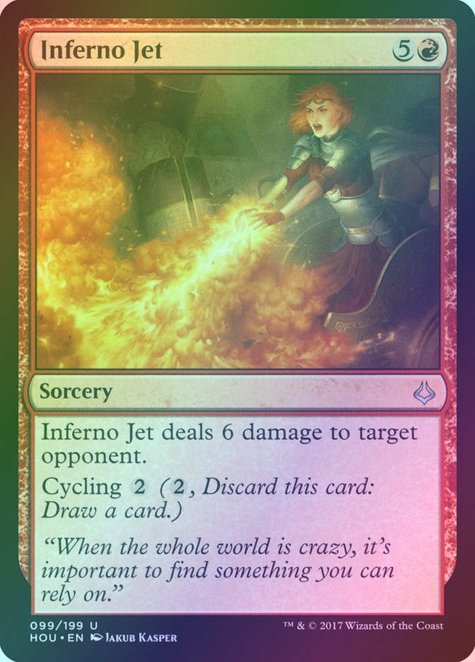 Inferno Jet (HOU) (99) / Foil