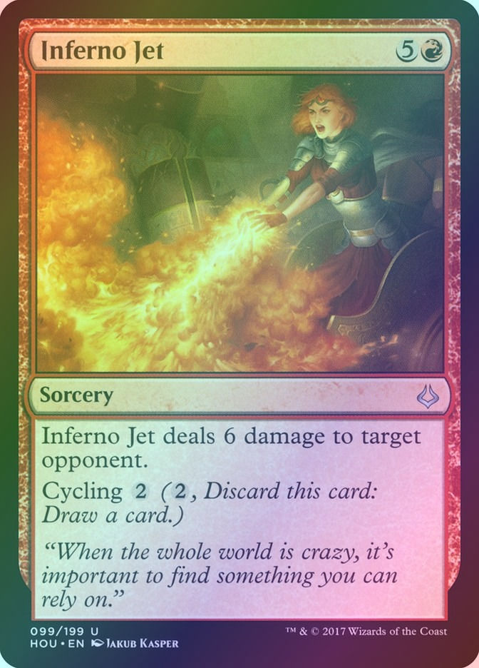 Inferno Jet (HOU) (99) / Foil