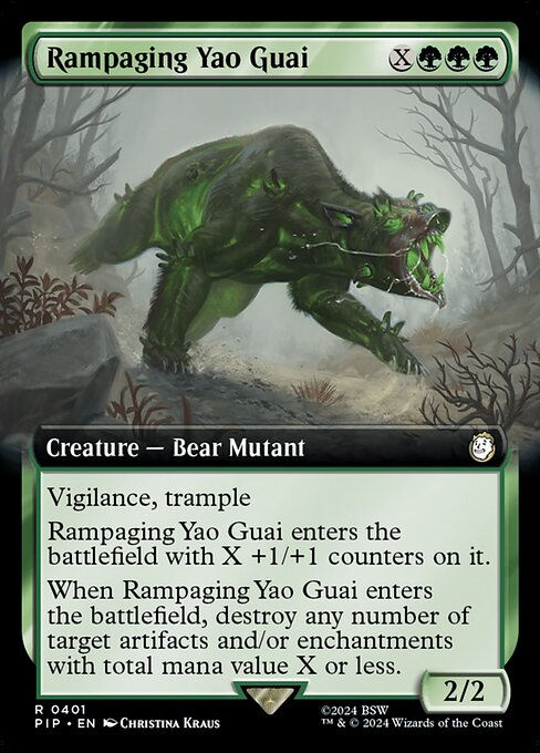 Rampaging Yao Guai (pip) (401) / Extended Art