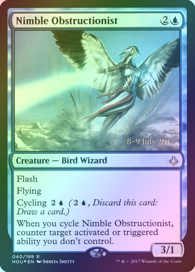 Nimble Obstructionist (PHOU) (40s) / Foil