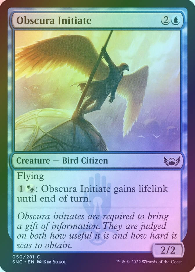 Obscura Initiate (SNC) (50) / Foil
