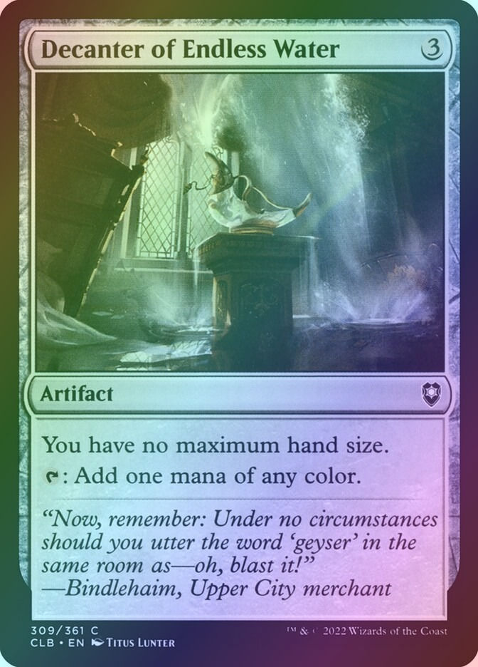 Decanter of Endless Water (CLB) (309) / Foil
