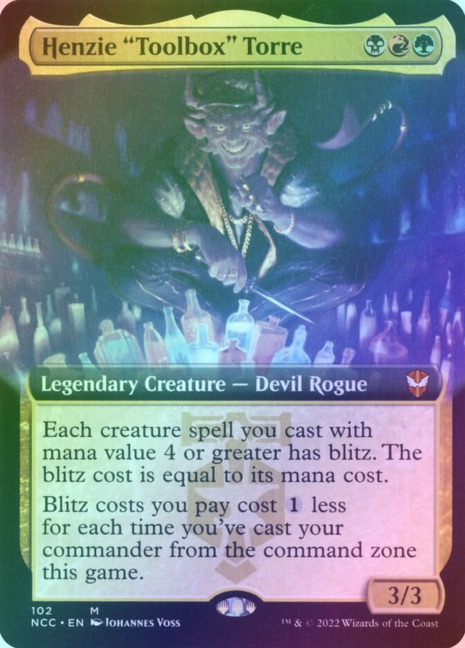 Henzie "Toolbox" Torre (NCC) (102) / Extended Art / Foil