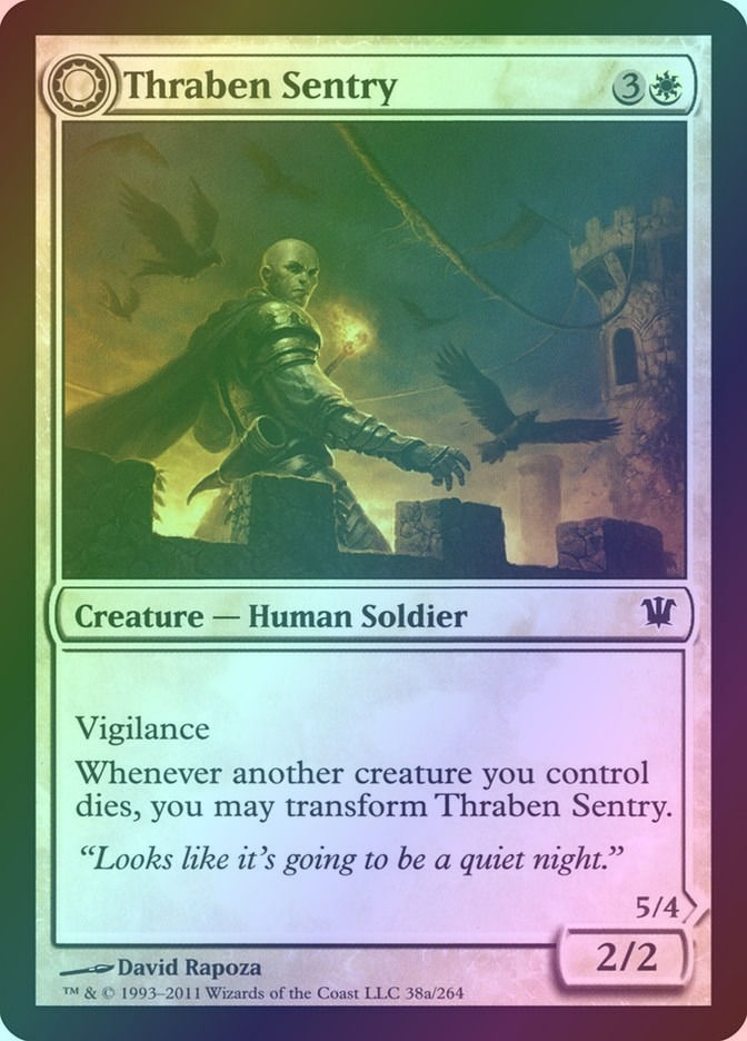 Thraben Sentry // Thraben Militia (ISD) (38) / Foil — cara 1 de 2
