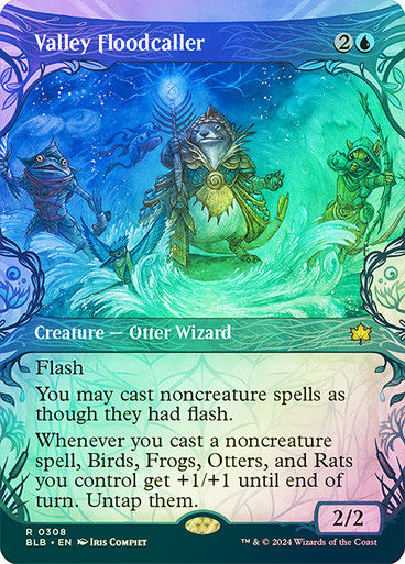 Valley Floodcaller (blb) (308) / Showcase Foil