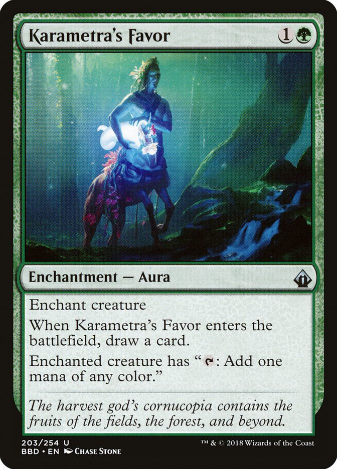 Karametra's Favor (BBD) (203) / Foil