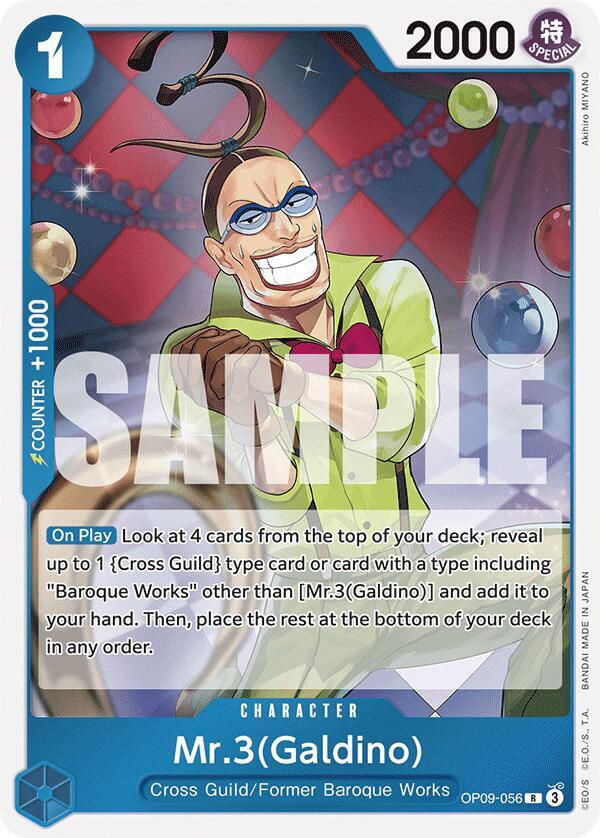 Mr.3(Galdino) (OP09-056) / Foil