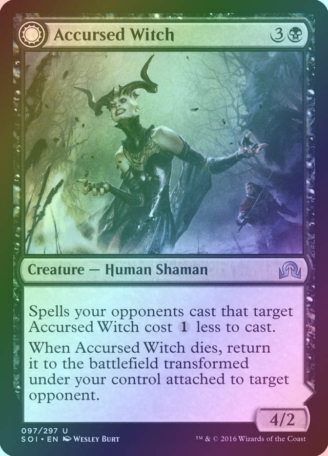 Accursed Witch // Infectious Curse (SOI) (97) / Foil
