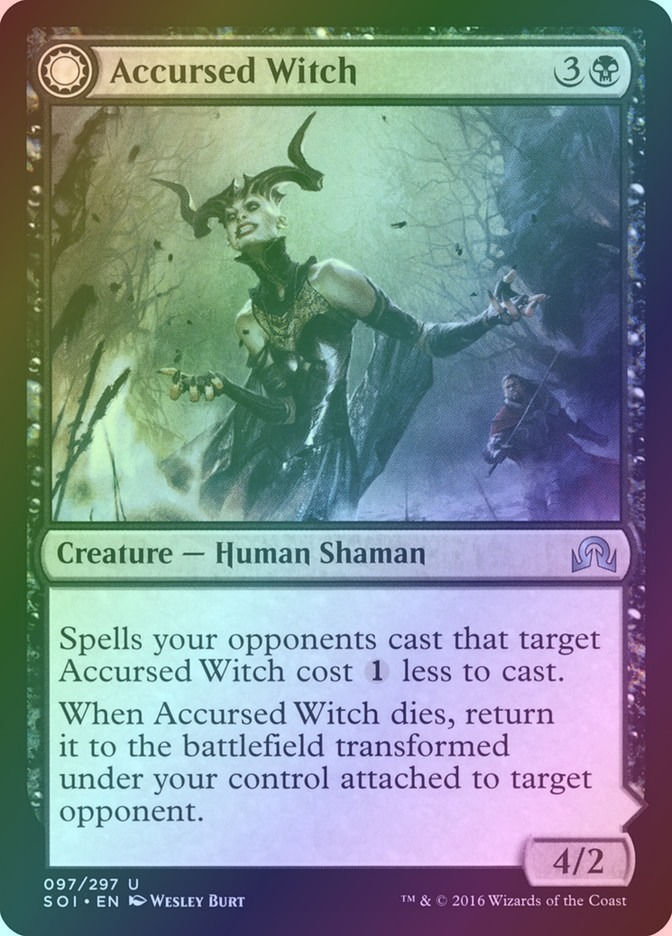 Accursed Witch // Infectious Curse (SOI) (97) / Foil — cara 1 de 2