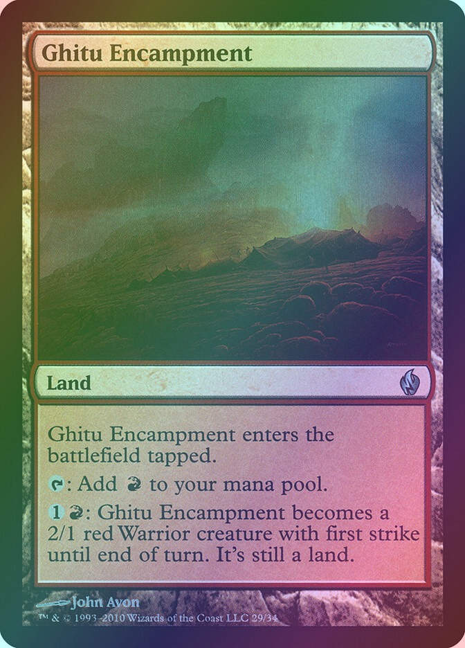 Ghitu Encampment (PD2) (29) / Foil