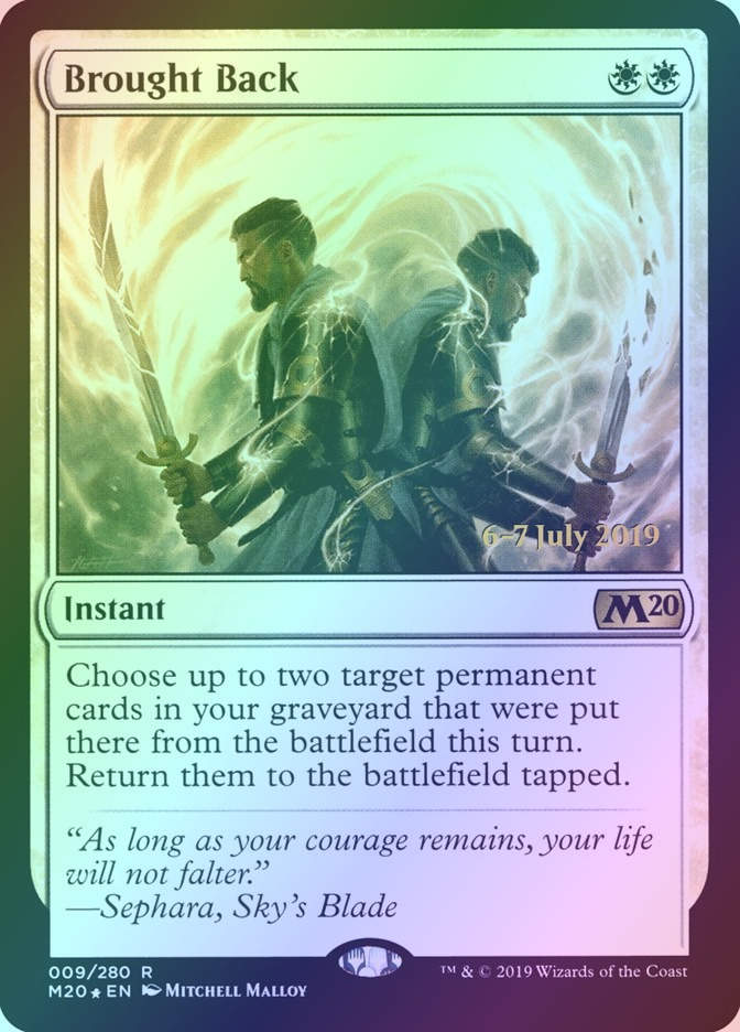 Brought Back (PM20) (9s) / Foil