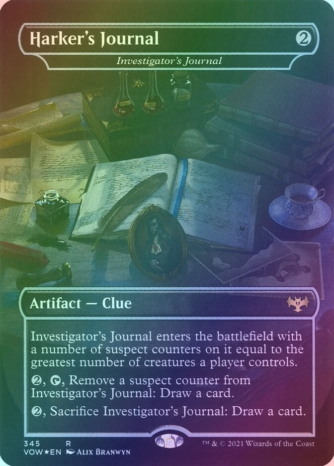 Investigator's Journal (VOW) (345) / Borderless / Foil