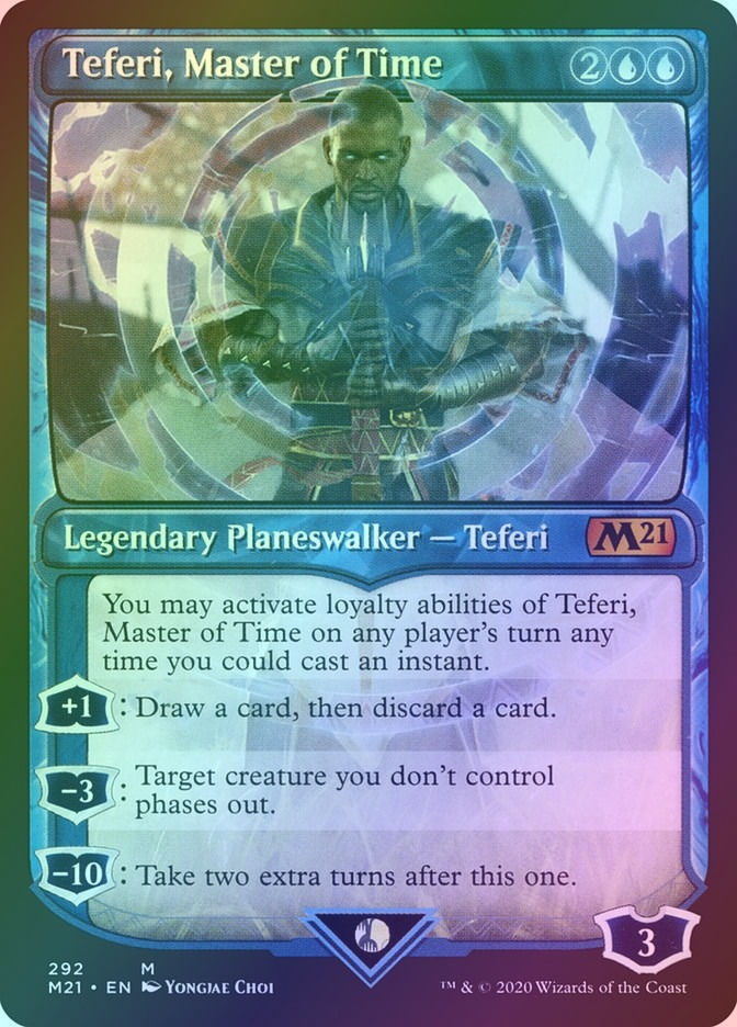 Teferi, Master of Time (M21) (292) / Showcase / Foil
