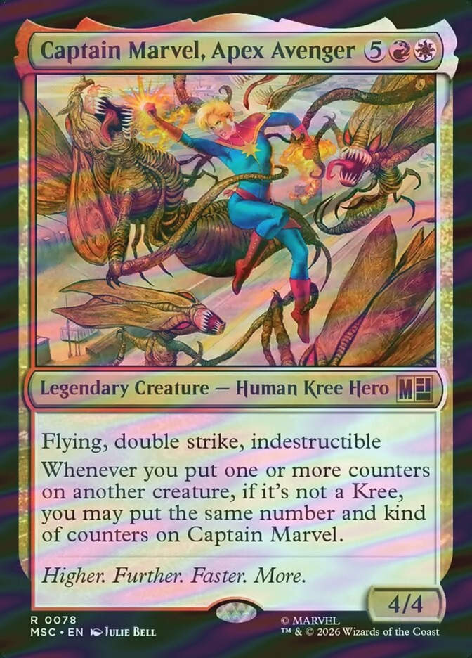 Captain Marvel, Apex Avenger (MSC) (78) / Surge Foil