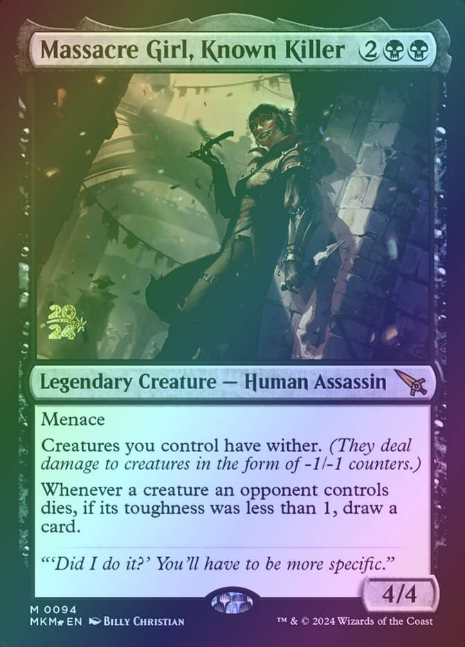 Massacre Girl, Known Killer (PMKM) (94s) / Foil