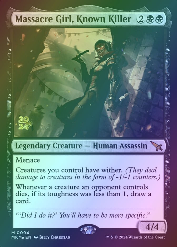 Massacre Girl, Known Killer (PMKM) (94s) / Foil