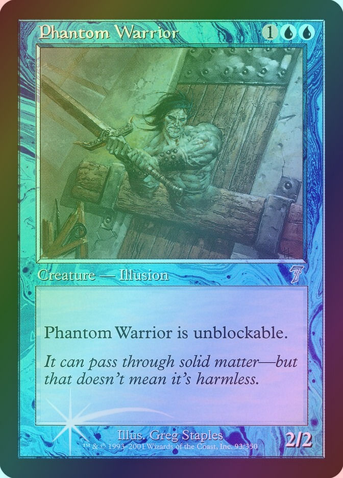Phantom Warrior (7ED) (93★) / Foil
