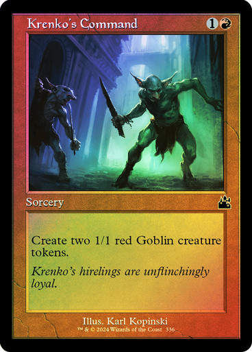 Krenko's Command (rvr) (336) / Retro / Foil