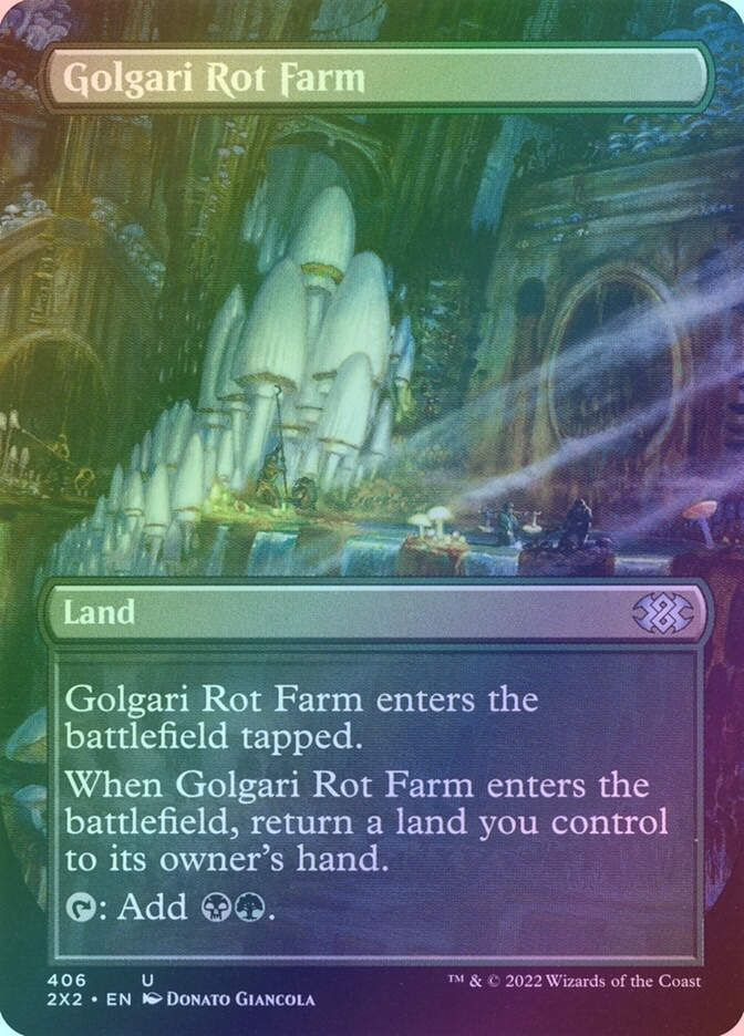 Golgari Rot Farm (2X2) (406) / Borderless / Foil