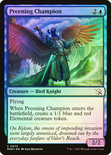 Preening Champion (mom) / Foil