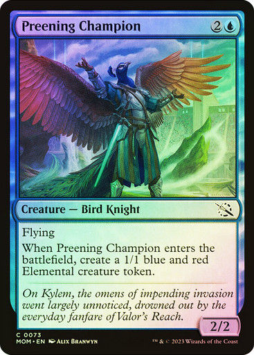 Preening Champion (mom) / Foil